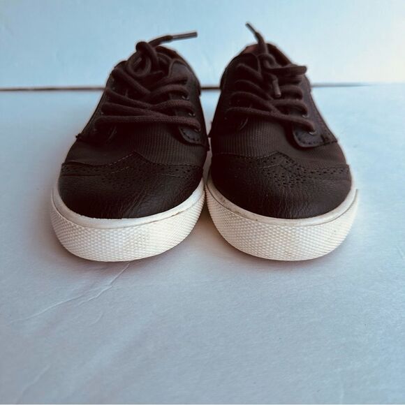 Ben Sherman Boys Size 2 Wing-tip Oxford Sneakers Brown Casual Dress Shoes - Picture 3 of 8